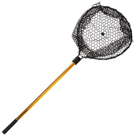 Leisure Sports Fishing Retractable Rubber Landing Net - 35 Inch Handle 879369UYO
